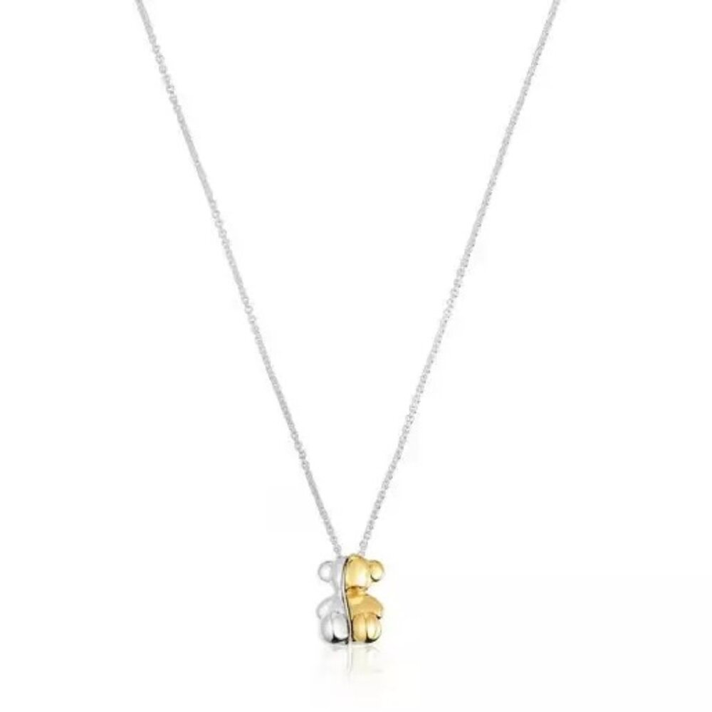 Tous Short Two-tone Bear Double Necklace My Other Half
